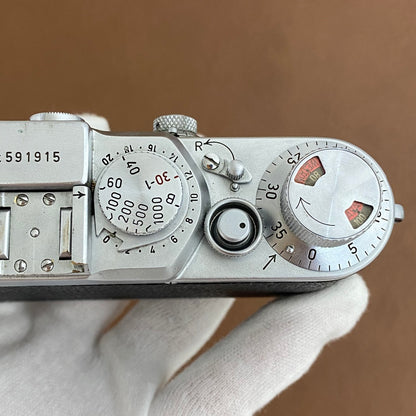 LEICA IIIf ブラックシンクロ 1951-1952年製 メンテナンス済み
