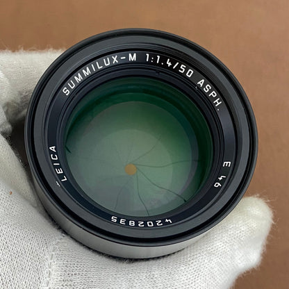 LEICA Summilux M50mm f1.4 ASPH.6bit Black 11891C 付属品完備 メンテナンス済み