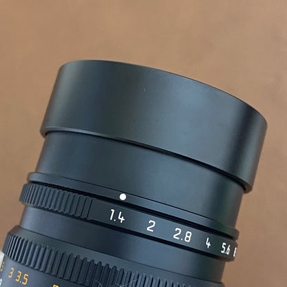 LEICA Summilux M50mm f1.4 ASPH.6bit Black 11891C 付属品完備 メンテナンス済み