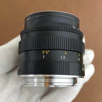 LEICA Summilux M50mm f1.4 2nd Black Chrome 1983年製