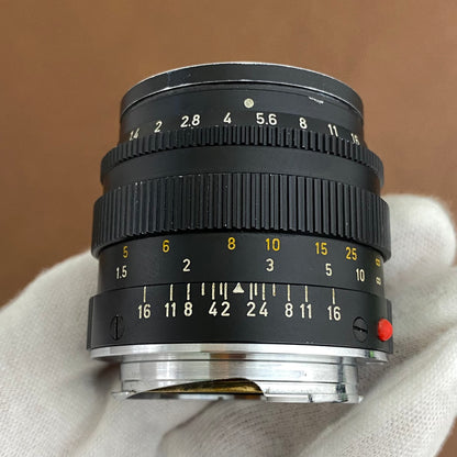 LEICA Summilux M50mm f1.4 2nd Black Chrome 1983年製