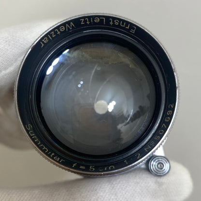 LEICA Summitar L50mm f2.0 ノンコート 1939年製 メンテナンス済み