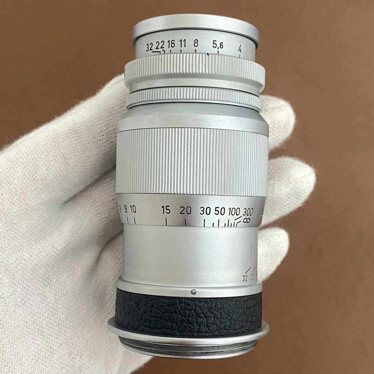 LEICA Elmar L90mm f4.0 Silver 前期 1950年製 メンテナンス済み
