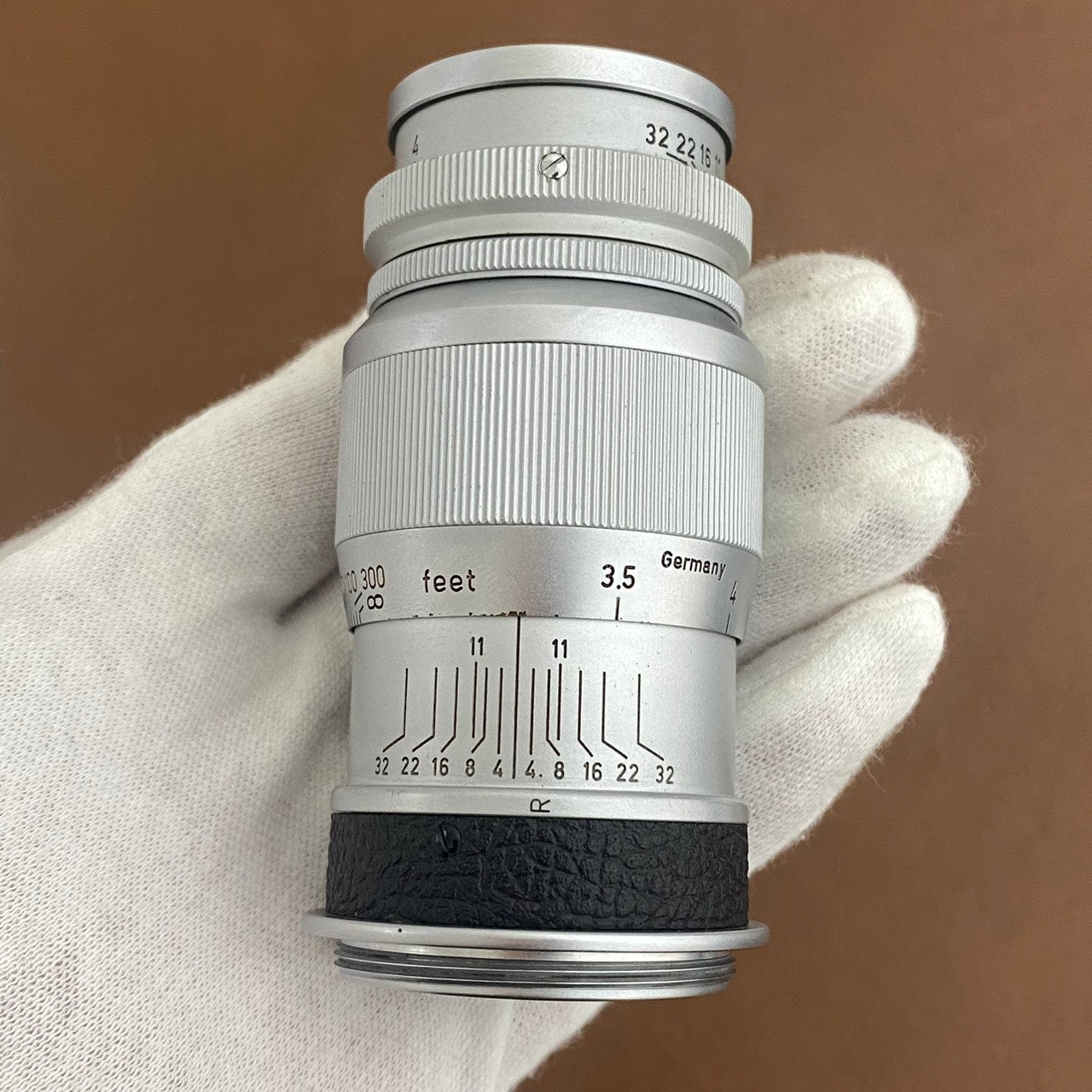 LEICA Elmar L90mm f4.0 Silver 前期 1950年製 メンテナンス済み