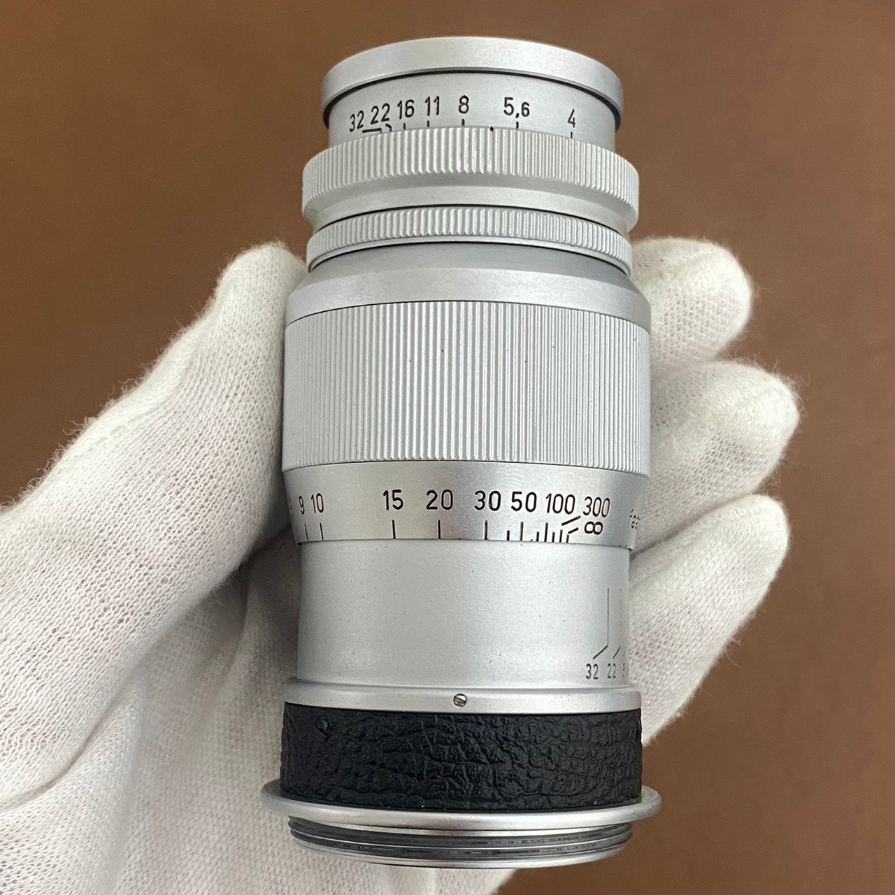 LEICA Elmar L90mm f4.0 Silver 前期 1950年製 メンテナンス済み