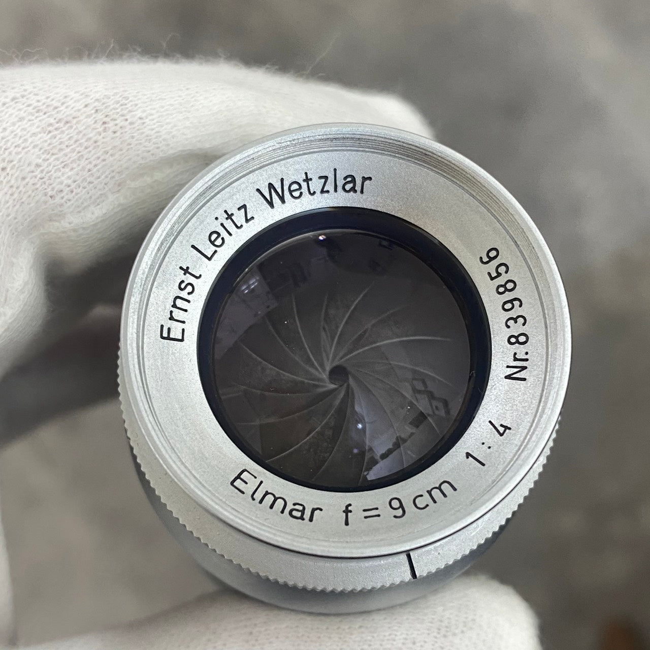 LEICA Elmar L90mm f4.0 Silver 前期 1950年製 メンテナンス済み