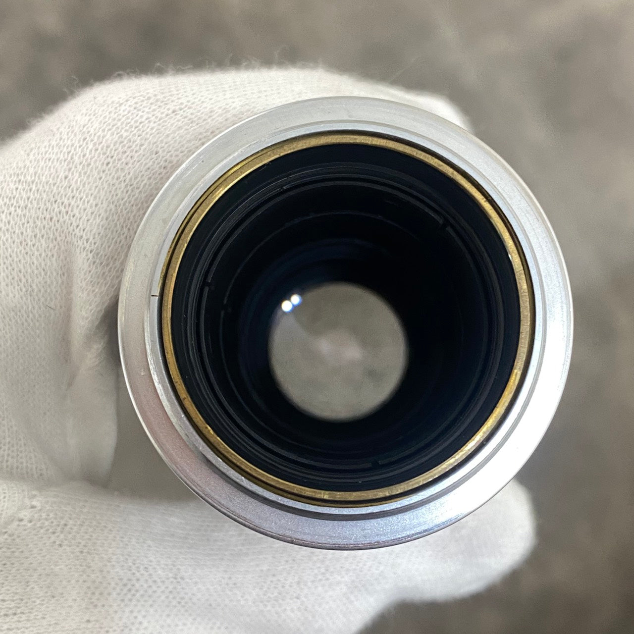 LEICA Elmar L90mm f4.0 Silver 前期 1950年製 メンテナンス済み