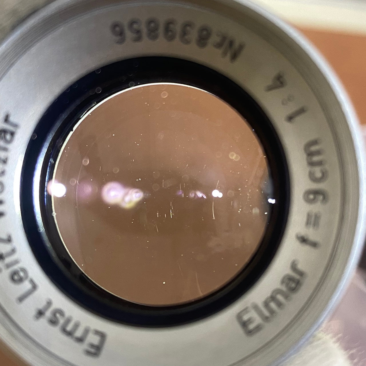 LEICA Elmar L90mm f4.0 Silver 前期 1950年製 メンテナンス済み