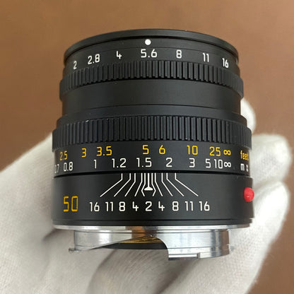 LEICA Summicron M50mm f2.0 Black 6bit 11826 2019年製 OH済み