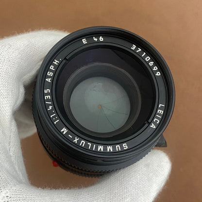 LEICA Summilux M35mm f1.4 ASPH. 11874 Pre Fle Black メンテナンス済み