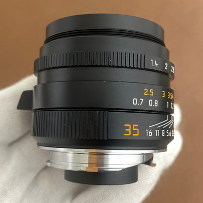 LEICA Summilux M35mm f1.4 ASPH.11663 FLE Black 6bit
