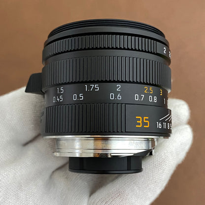 APO-Summicron M35mm f2.0 ASPH.Black 11699 2025年製 ライカ保証付き 付属品完備