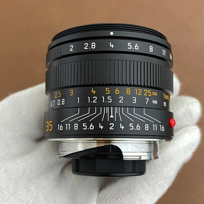 APO-Summicron M35mm f2.0 ASPH.Black 11699 2025年製 ライカ保証付き 付属品完備