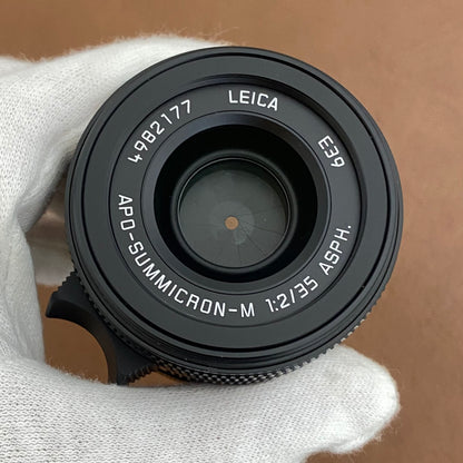 APO-Summicron M35mm f2.0 ASPH.Black 11699 2025年製 ライカ保証付き 付属品完備