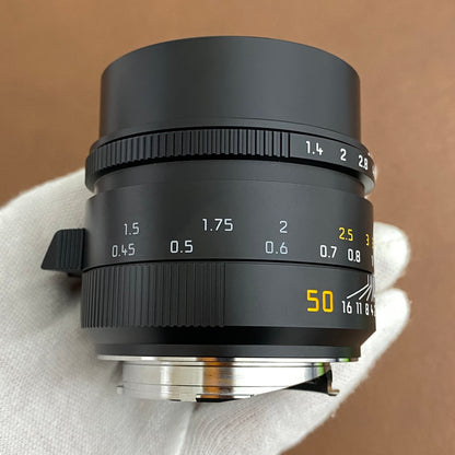 Summilux M50mm f1.4 ASPH. Black 11728 2024年製 ライカ保証付き 付属品完備