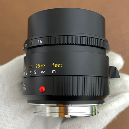 Summilux M50mm f1.4 ASPH. Black 11728 2024年製 ライカ保証付き 付属品完備