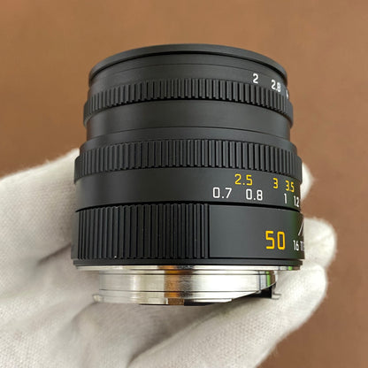 LEICA Summicron M50mm f2.0 Black 6bit 11826 2024年製 付属品完備