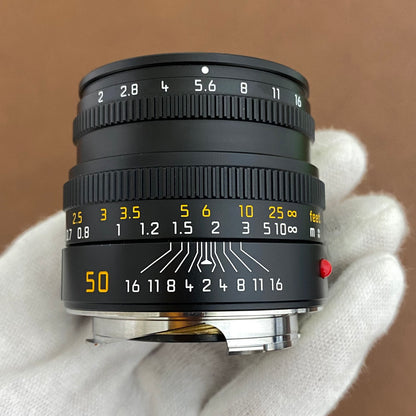 LEICA Summicron M50mm f2.0 Black 6bit 11826 2024年製 付属品完備