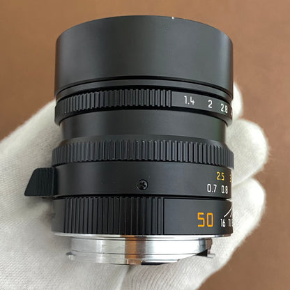 LEICA Summilux M50mm f1.4 ASPH.6bit Black 11891C 2018年製