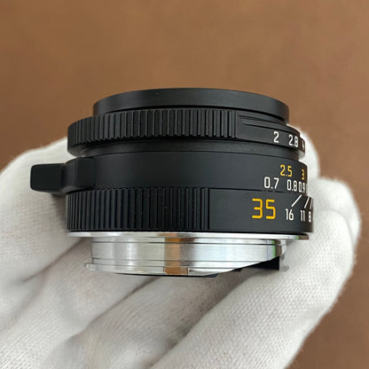 LEICA Summicron M35mm f2.0 7枚玉 後期 Black 1995年製 メンテンス済み