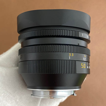 Noctilux M50mm f1.0 E60 4th フード組み込み 11822 1997年製 箱付き