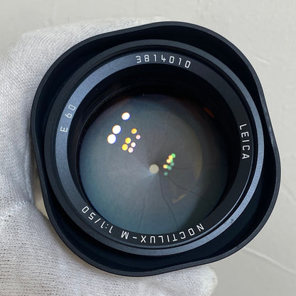 Noctilux M50mm f1.0 E60 4th フード組み込み 11822 1997年製 箱付き