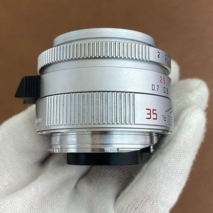 LEICA Summicron M35mm f2.0 ASPH.6bit改 Silver 11882 メンテナンス済み