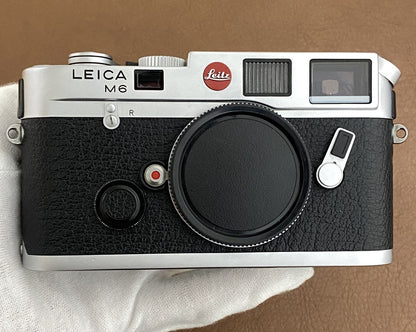 LEICA M6 Silver Chrome ERNST WETZLAR GMBH刻印 1986年製 メンテナンス済み