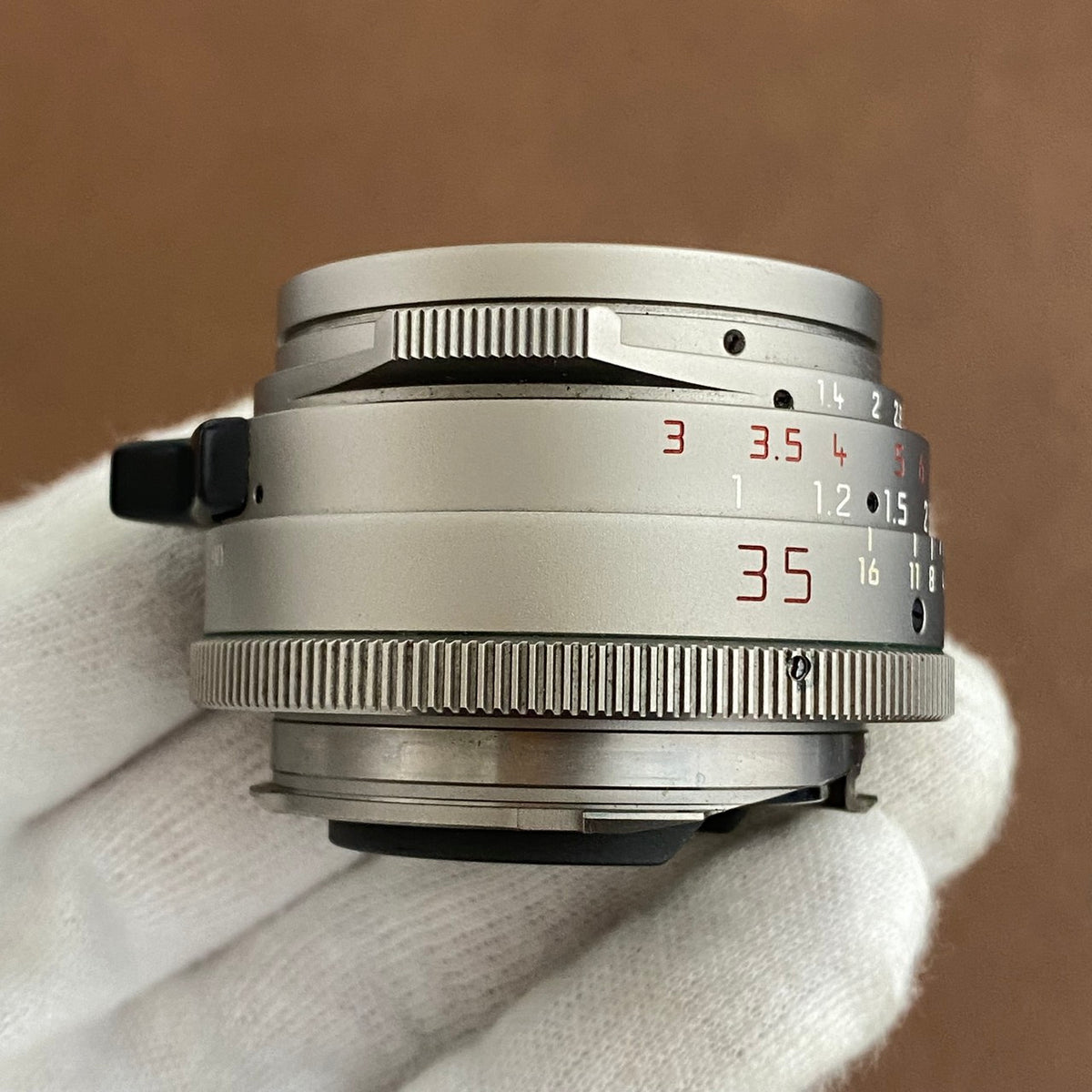 Summilux M35mm f1.4 2nd Titan 12504フード付き 1992年製 メンテナンス済み