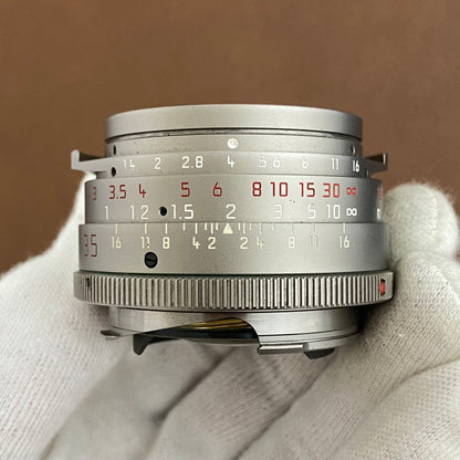 Summilux M35mm f1.4 2nd Titan 12504フード付き 1992年製 メンテナンス済み