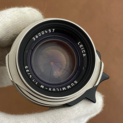Summilux M35mm f1.4 2nd Titan 12504フード付き 1992年製 メンテナンス済み