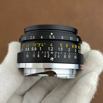 LEICA Summicron M35mm f2.0 2nd 6枚玉 1973年製 メンテナンス済み 箱＆フード付き