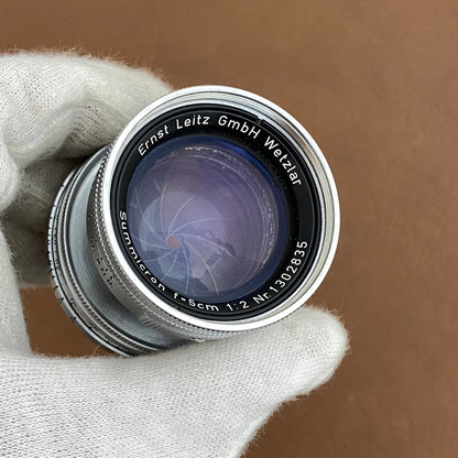 LEICA Summicron L50mm f2.0 沈胴 1955年製