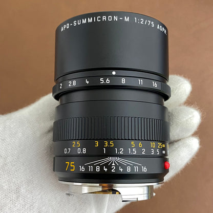 APO-Summicron M75mm f2.0 ASPH.Black 11637 2025年製 箱付き