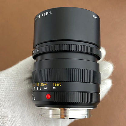 APO-Summicron M75mm f2.0 ASPH.Black 11637 2025年製 箱付き