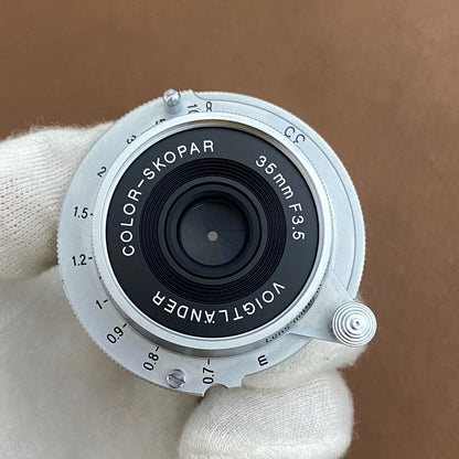 Voigtlander COLOR-SKOPAR 35mm F3.5 Aspherical VM Silver 箱付き