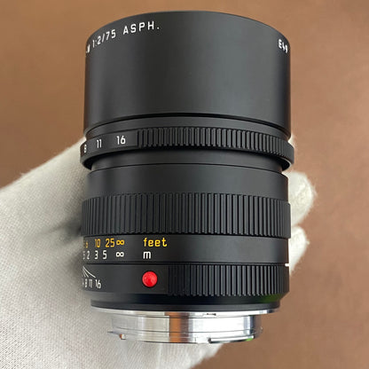 APO-Summicron M75mm f2.0 ASPH.Black 11637 2019年製