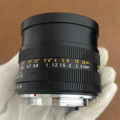 LEICA Summicron R35mm f2.0 フード組込み 3-CAM 1985年製 メンテナンス済み