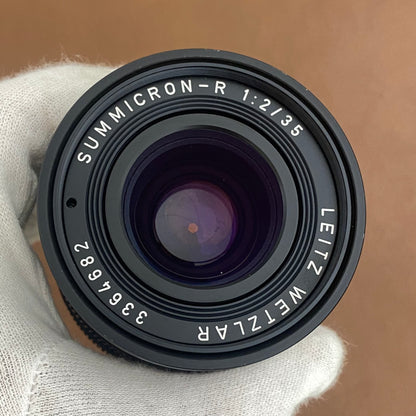 LEICA Summicron R35mm f2.0 フード組込み 3-CAM 1985年製 メンテナンス済み
