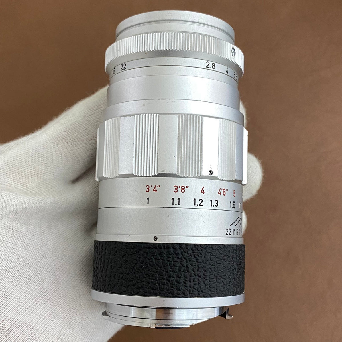 LEICA Elmarit M90mm f2.8 Silver 1965年製 メンテナンス済み