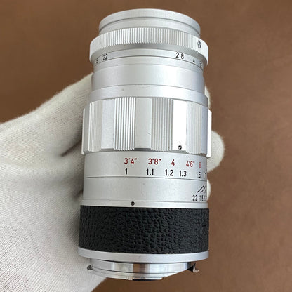 LEICA Elmarit M90mm f2.8 Silver 1965年製 メンテナンス済み