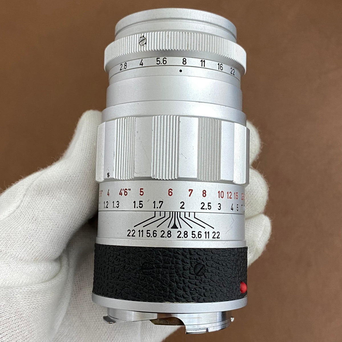 LEICA Elmarit M90mm f2.8 Silver 1965年製 メンテナンス済み