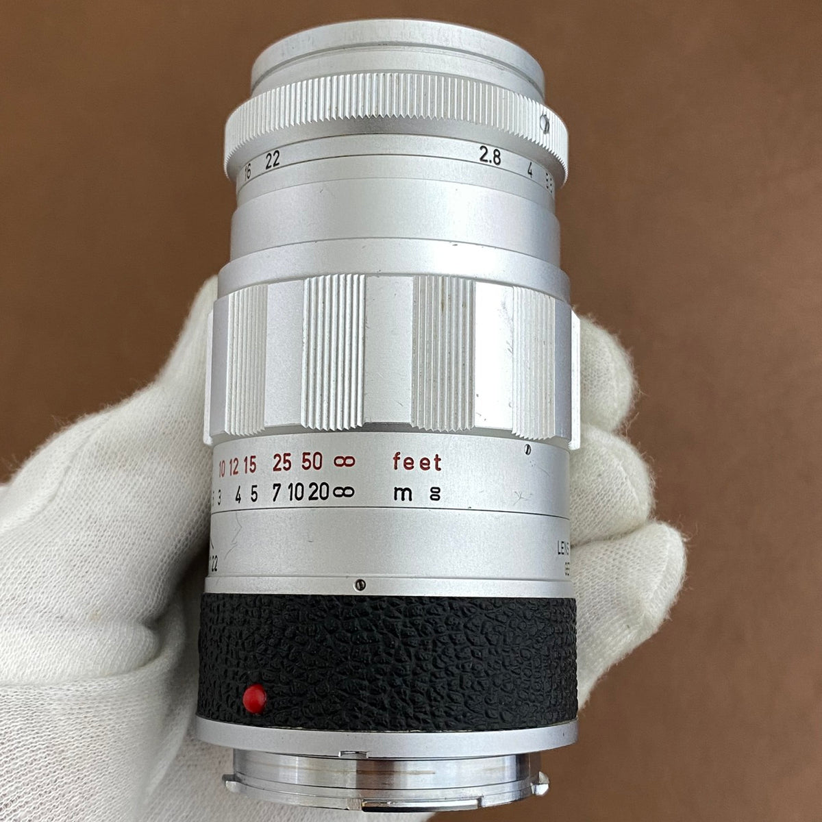 LEICA Elmarit M90mm f2.8 Silver 1965年製 メンテナンス済み