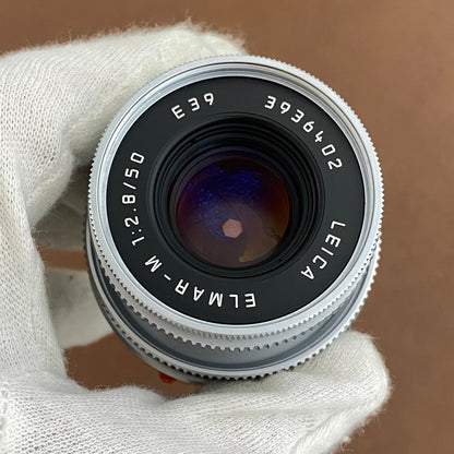 LEICA Elmar M50mm f2.8 Silver 0.7m 2003年製 メンテナンス済み
