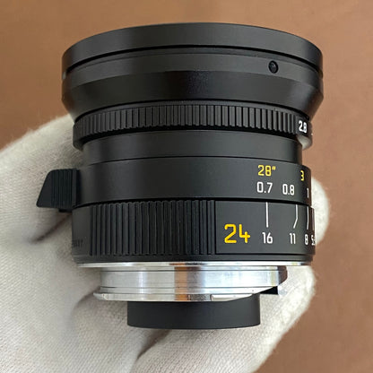 LEICA Elmarit M24mm f2.8 ASPH. Black 11878 1999年製 メンテナンス済み