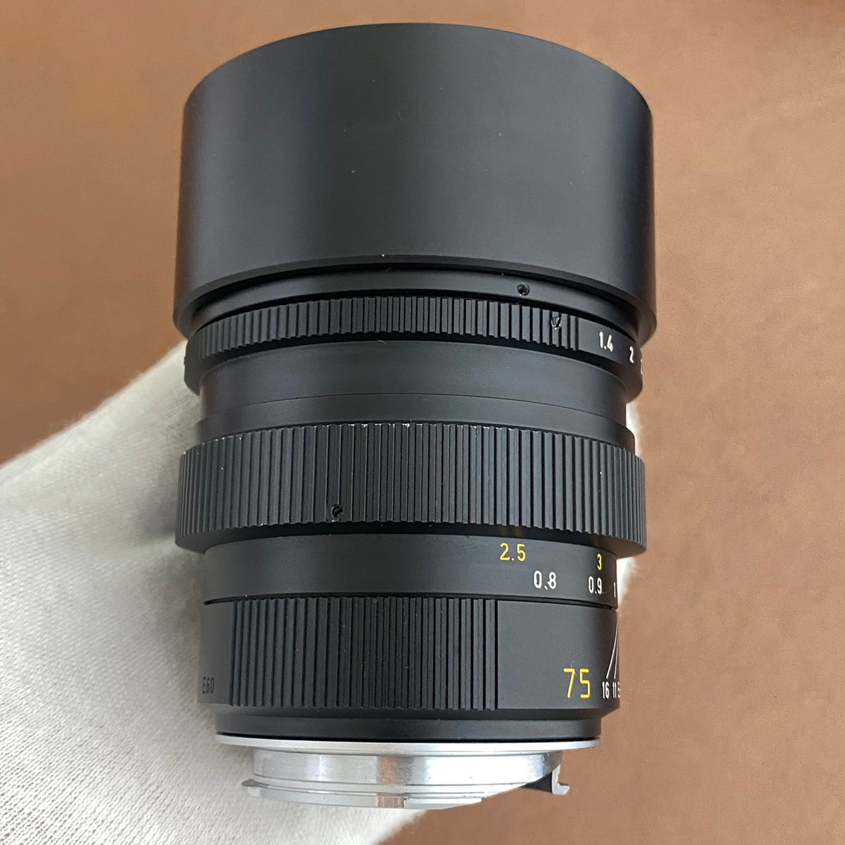 Summilux M75mm f1.4 フード組み込み 1988年製 メンテナンス済み