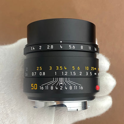 Summilux M50mm f1.4 ASPH. Black 11728 2023年製 付属品完備 美品