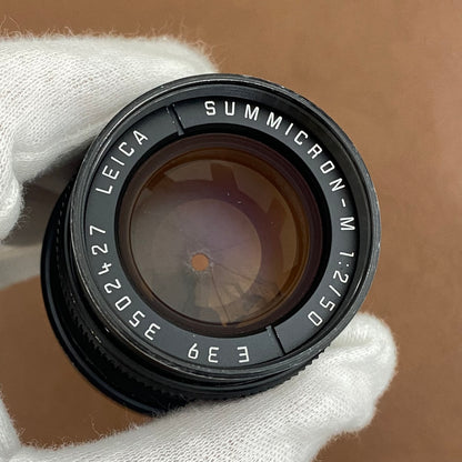 LEICA Summicron M50mm f2.0 3rd Black 1989年製 メンテナンス済み