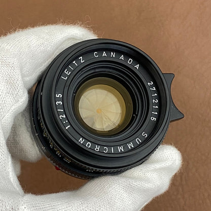 LEICA Summicron M 35mm f/2.0 2nd Gen 6-element 1974 Made Serviced
