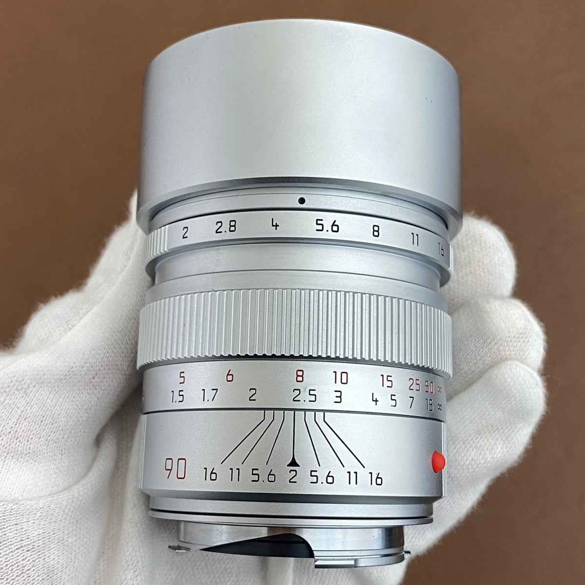 LEICA Summicron M90mm f2.0 E55 3rd Silver 1993年製 メンテナンス済み